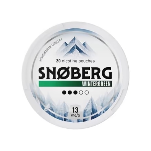 Snober Rashid SNOBER WINTERGREEN 13MG/G | SNOBERG | Nikotynowe.pl